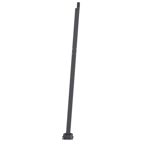 Standmarkise Manuell Einziehbar 300x250 cm Orange/Braun