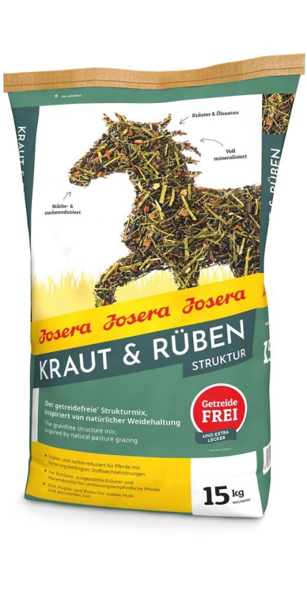 ARDEBO.de Josera Pferd Kraut & Rüben Struktur 15 kg 