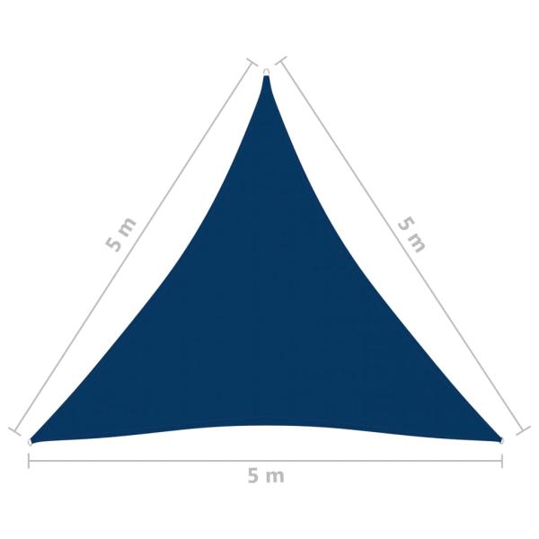 Sonnensegel Oxford-Gewebe Dreieckig 5x5x5 m Blau