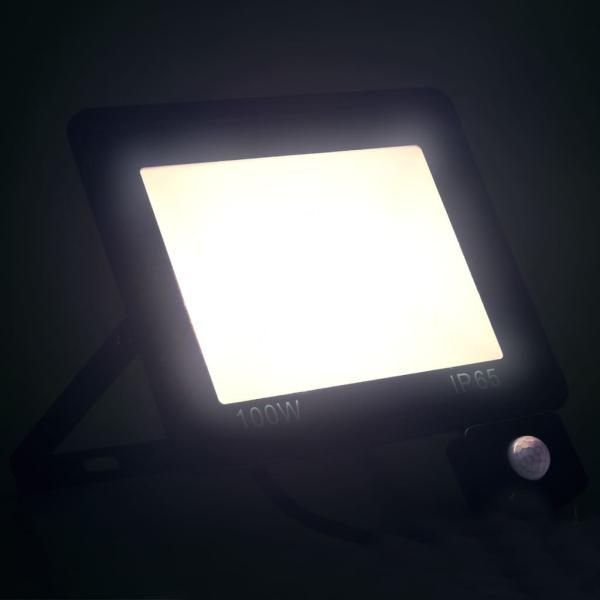 LED-Fluter mit Sensor 100 W Kaltweiß