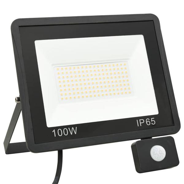 LED-Fluter mit Sensor 100 W Kaltweiß
