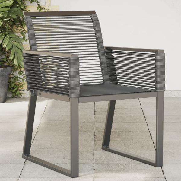 ARDEBO.de - Gartenstühle 2 Stk. Schwarz Poly Rattan