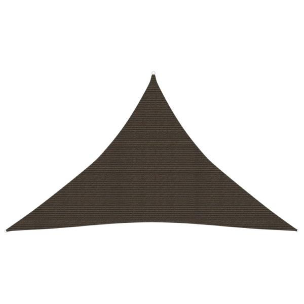 ARDEBO.de - Sonnensegel 160 g/m² Braun 2,5x2,5x3,5 m HDPE