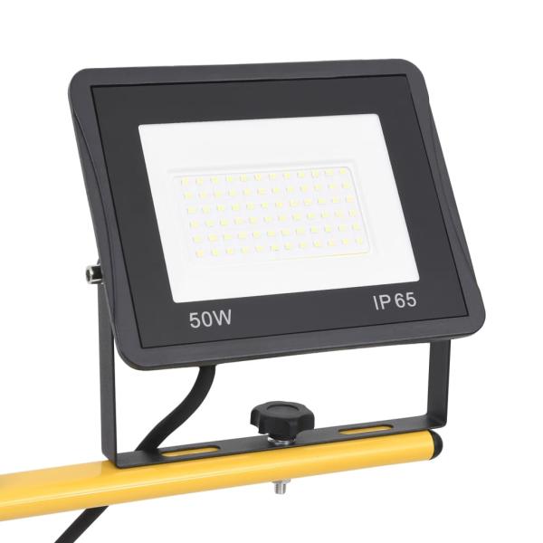 LED-Fluter mit Stativ 2x50 W Kaltweiß