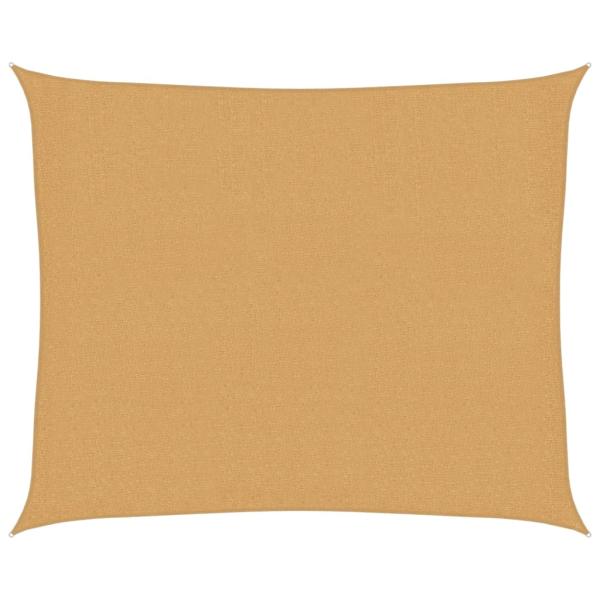 ARDEBO.de - Sonnensegel 160 g/m² Rechteckig Sandfarbe 2,5x3 m HDPE