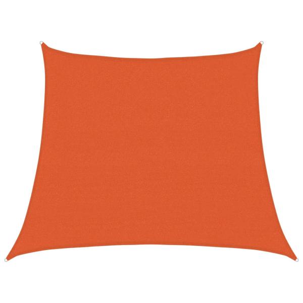 Sonnensegel 160 g/m² Trapezform Orange 3/4x3 m HDPE