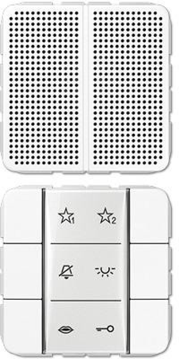ARDEBO.de Jung SIAICD6WW Audio-Innenstation, Serie CD, alpinweiß