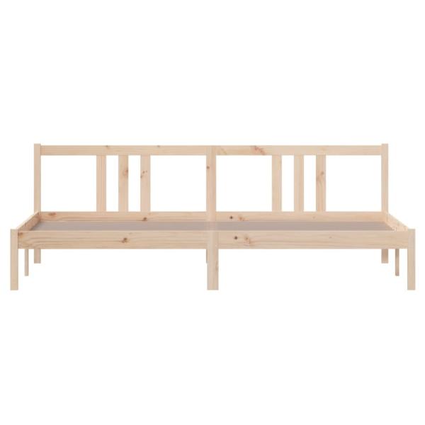 Massivholzbett ohne Matratze 200x200 cm
