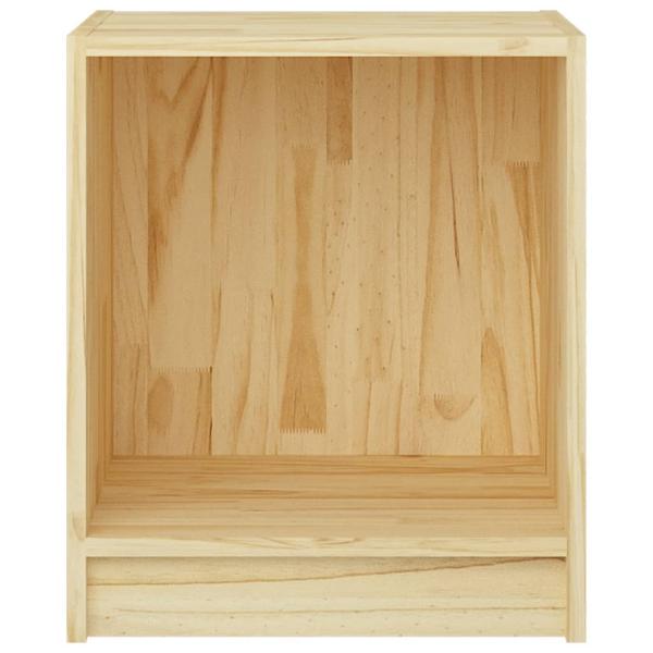 Nachttisch 35,5x33,5x41,5 cm Massivholz Kiefer