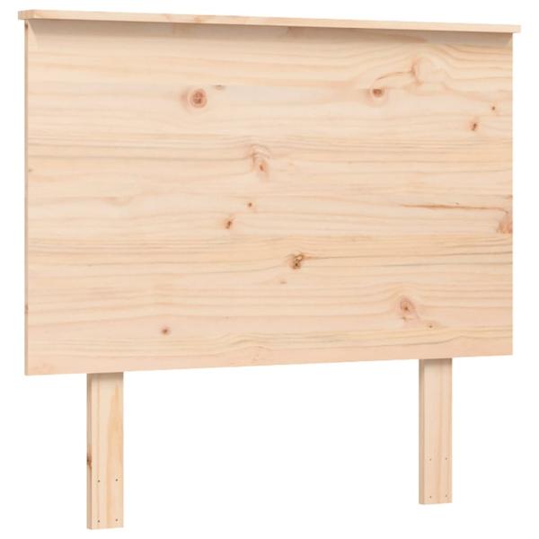 Seniorenbett mit Kopfteil 100x200 cm Massivholz