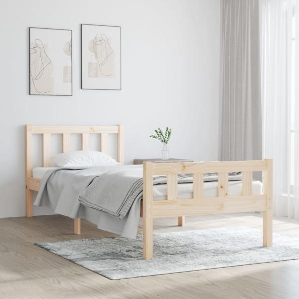 ARDEBO.de - Massivholzbett 90x190 cm