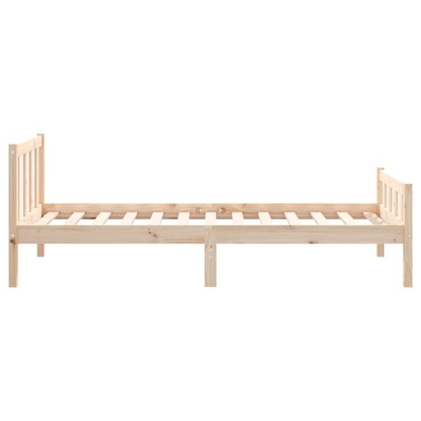 Massivholzbett 90x190 cm