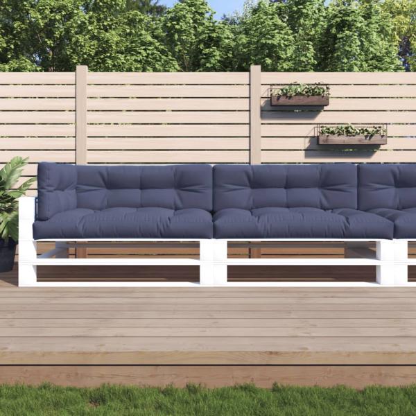 ARDEBO.de - Palettenkissen 5 Stk. Marineblau Stoff