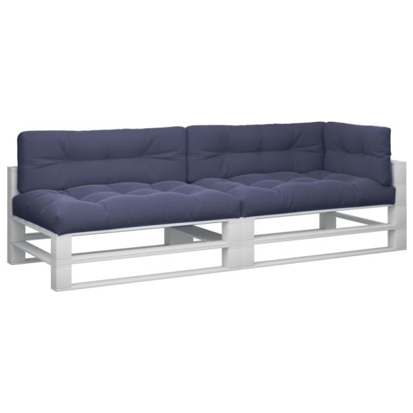 Palettenkissen 5 Stk. Marineblau Stoff