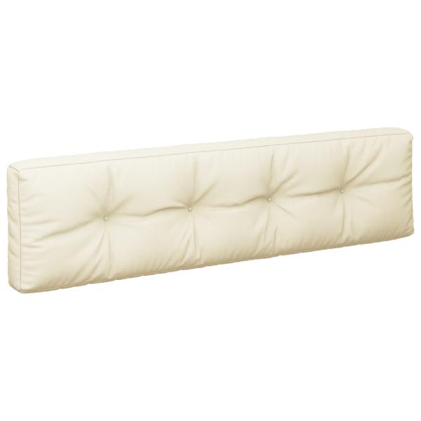 Palettenkissen 2-tlg. Creme Stoff