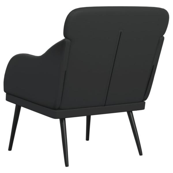 Sessel Schwarz 63x76x80 cm Kunstleder