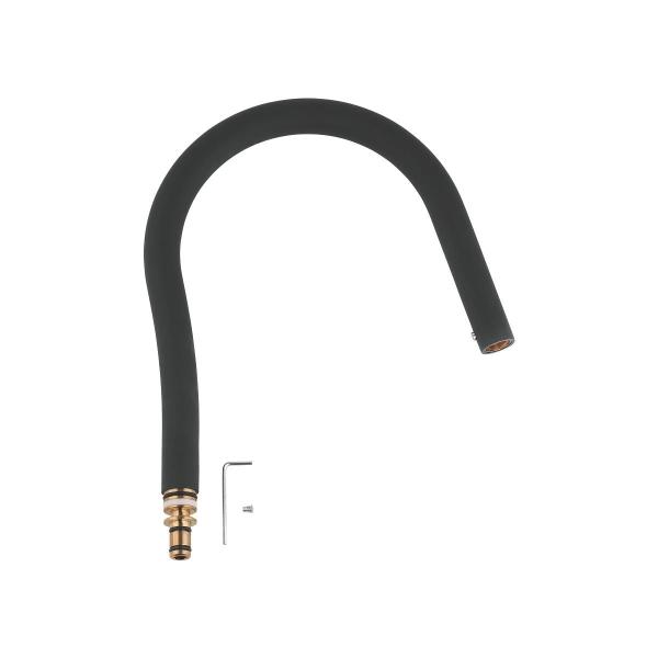 ARDEBO.de GROHE GrohFlexx Brauseschlauch, für Concetto Küchenarmaturen, soft schwarz (46968KK0)