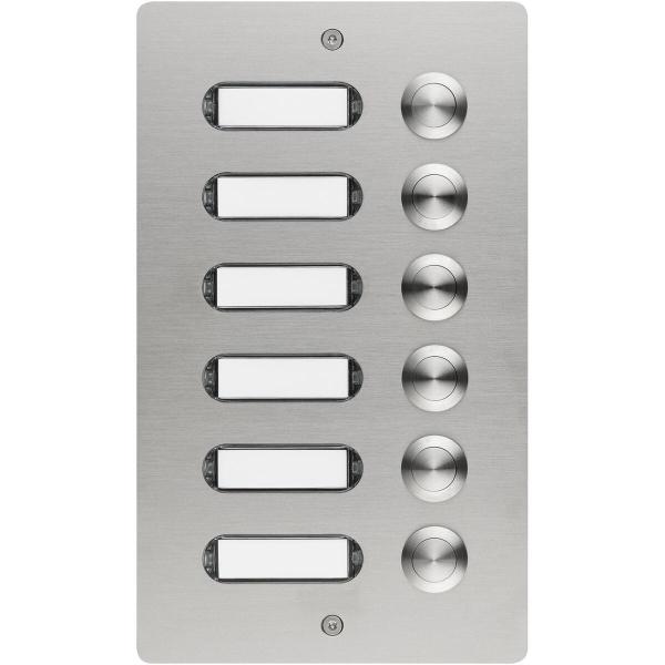 ARDEBO.de Grothe ETA 406 V2A UP Etagenplatte, 6 WE, 130 x 220 x 45 mm (55406)