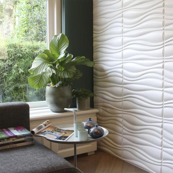 ARDEBO.de - WallArt 3D-Wandpaneele Wellen 12 Stk. GA-WA04