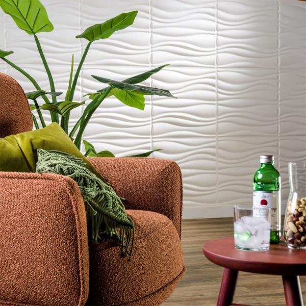 WallArt 3D-Wandpaneele Wellen 12 Stk. GA-WA04