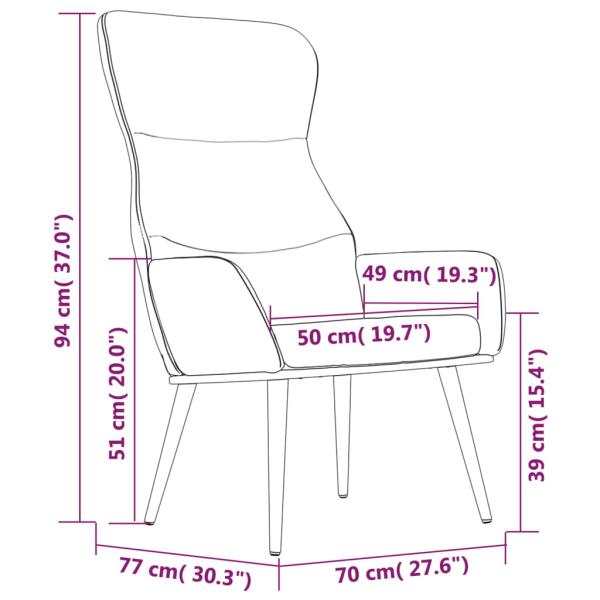 Relaxsessel mit Hocker Senfgelb Stoff