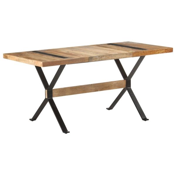 ARDEBO.de - Esstisch 160x80x76 cm Raues Mangoholz