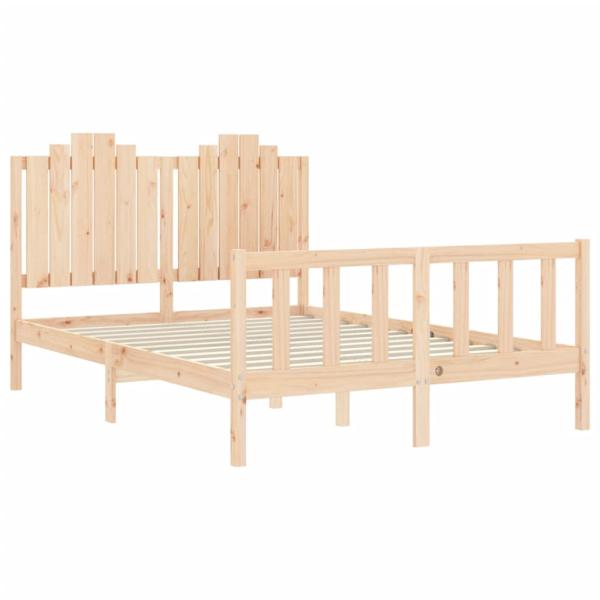 Massivholzbett ohne Matratze 140x200 cm Kiefernholz