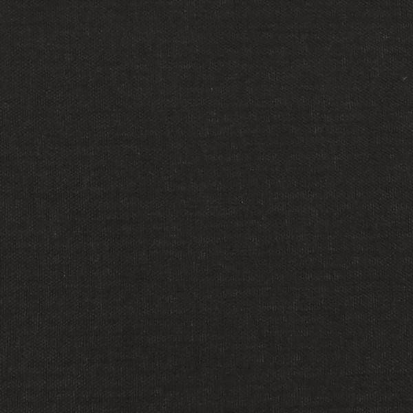 Relaxsessel mit Hocker Schwarz Stoff