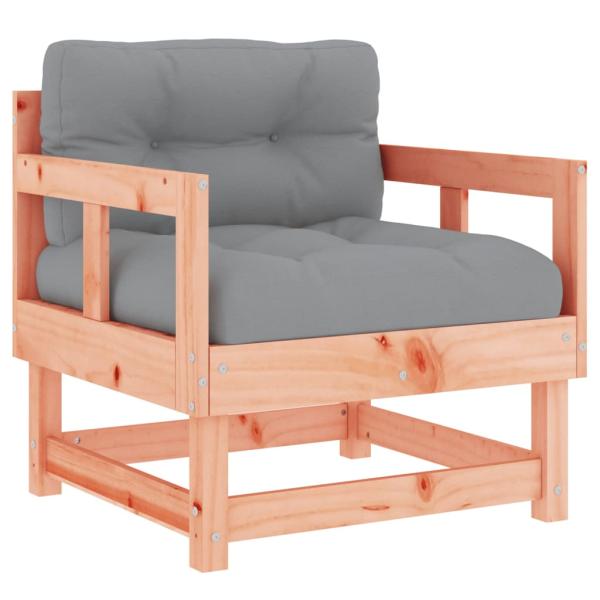 7-tlg. Garten-Lounge-Set mit Kissen Massivholz Douglasie
