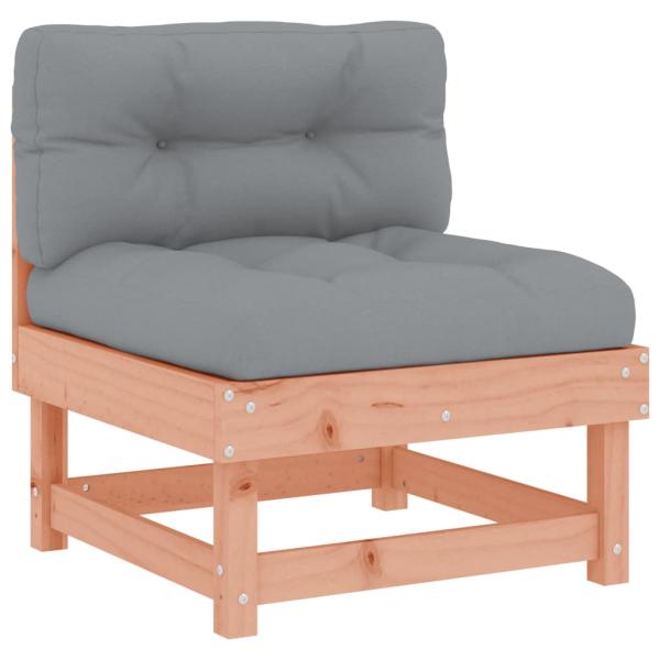 10-tlg. Garten-Lounge-Set mit Kissen Massivholz Douglasie