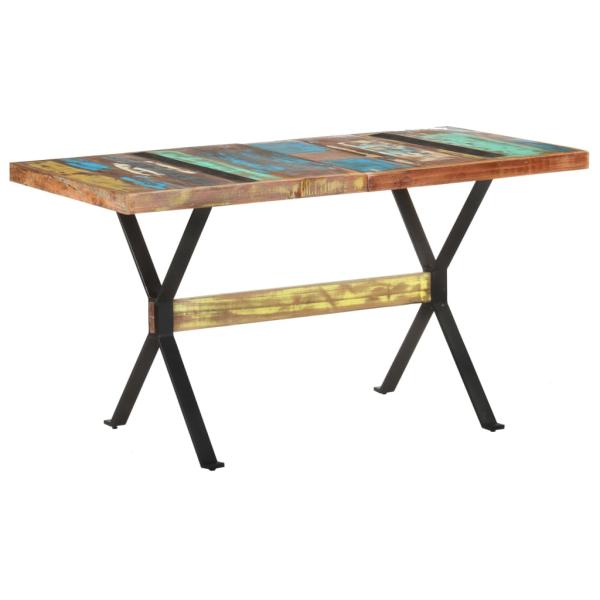 ARDEBO.de - Esstisch 140x70x76 cm Altholz Massiv