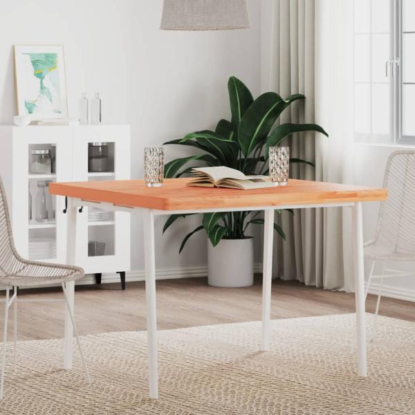 ARDEBO.de - Tischplatte 90x90x4 cm Quadratisch Massivholz Buche