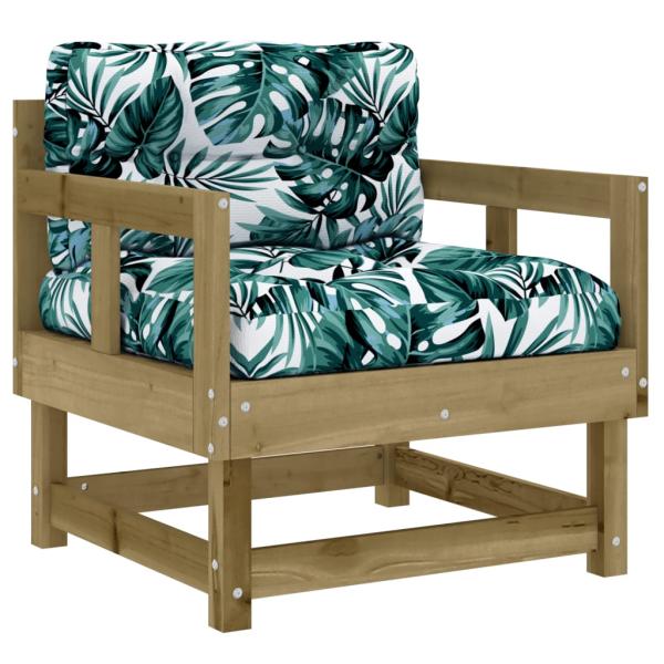 7-tlg. Garten-Lounge-Set mit Kissen Imprägniertes Kiefernholz