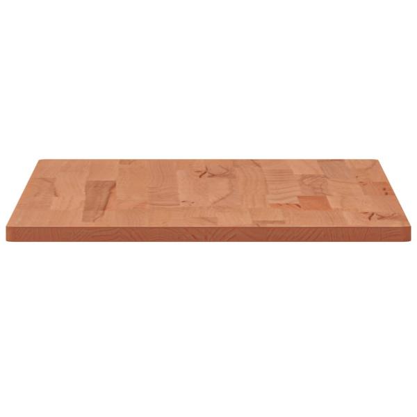 Tischplatte 100x50x1,5 cm Rechteckig Massivholz Buche