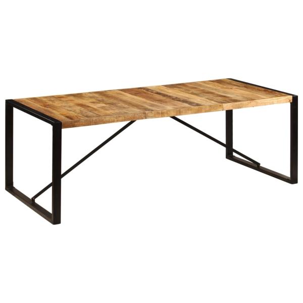 ARDEBO.de - Esstisch 220x100x75 cm Massivholz Mango