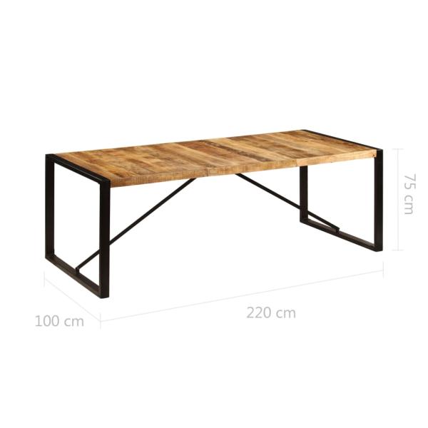 Esstisch 220x100x75 cm Massivholz Mango