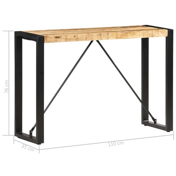 Konsolentisch 110x35x76 cm Massivholz Mango