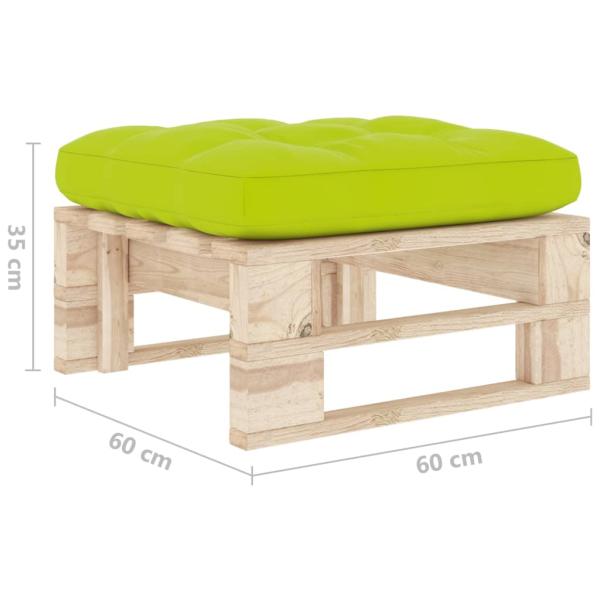 Garten-Palettenhocker Imprägniertes Kiefernholz