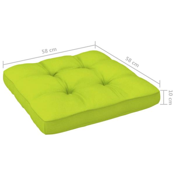 4-tlg. Paletten-Lounge-Set mit Kissen Imprägniertes Kiefernholz