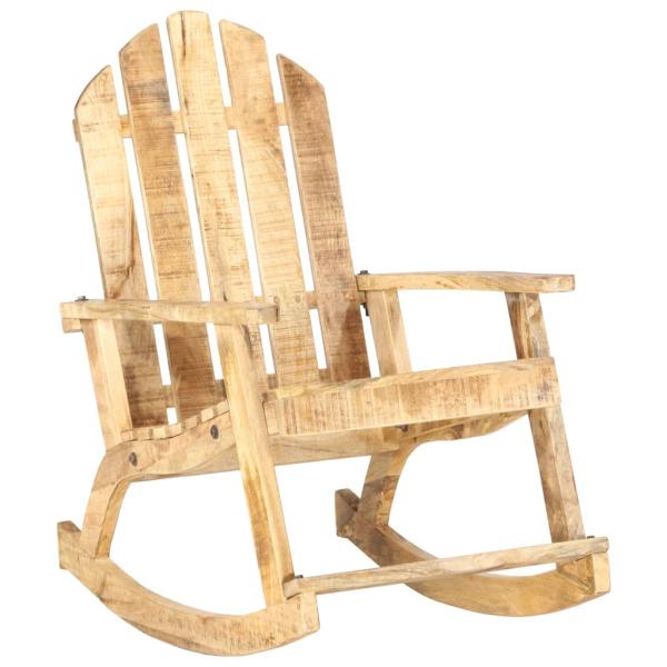 ARDEBO.de - Garten-Schaukelstuhl Massivholz Mango