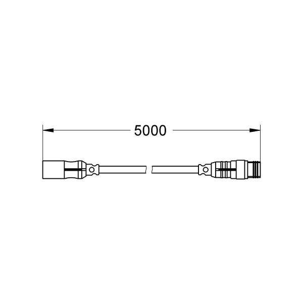 GROHE F-Digital Deluxe Verlängerungskabel Dampfgenerator, 5m (47837000)
