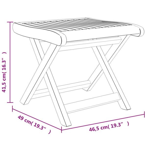 3-tlg. Garten-Lounge-Set Massivholz Teak 