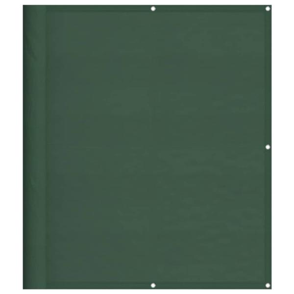 Balkon-Sichtschutz Dunkelgrün 120x1000cm 100 % Polyester-Oxford