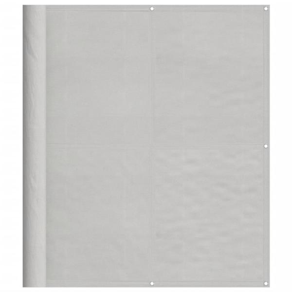 Balkon-Sichtschutz Hellgrau 120x800 cm 100 % Polyester-Oxford
