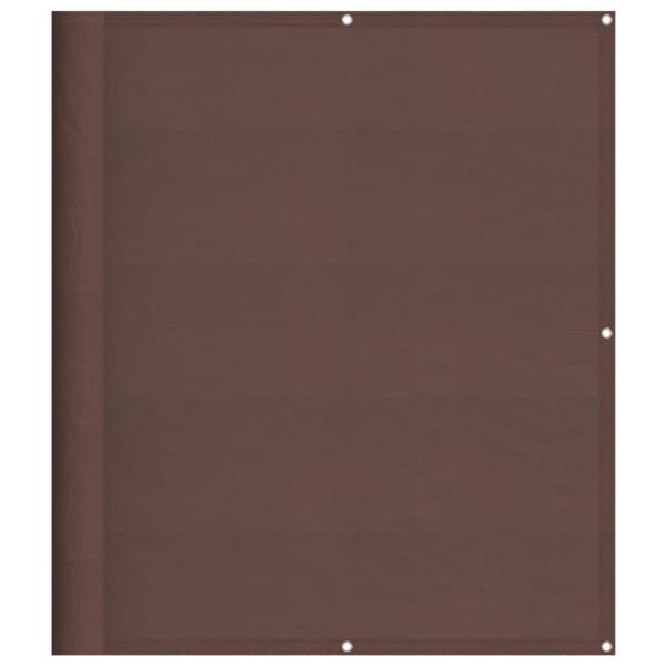 Balkon-Sichtschutz Braun 120x1000 cm 100 % Polyester-Oxford
