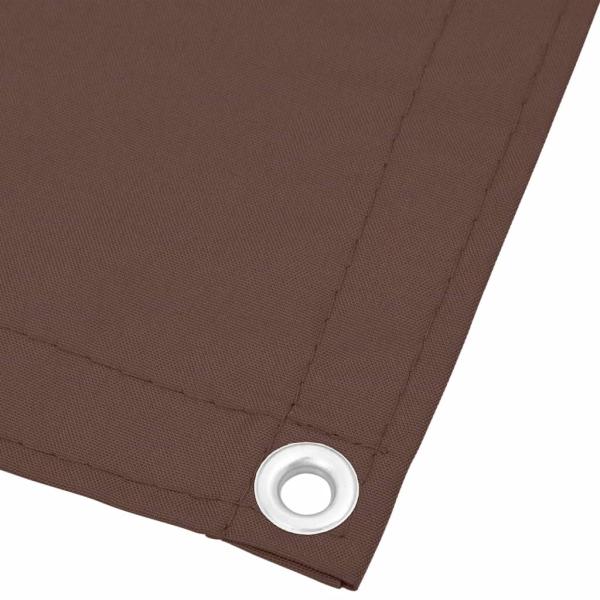 Balkon-Sichtschutz Braun 120x1000 cm 100 % Polyester-Oxford