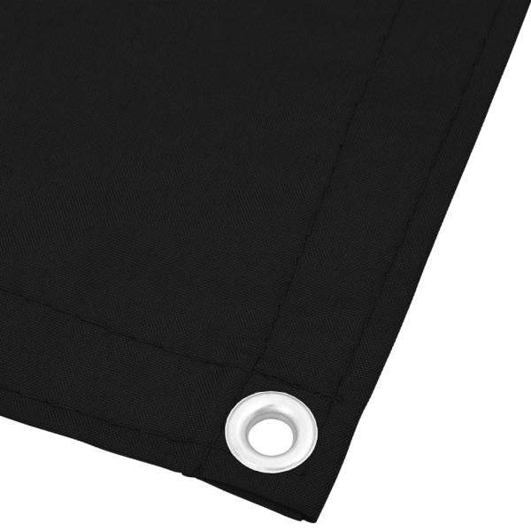 Balkon-Sichtschutz Schwarz 90x1000 cm 100 % Polyester-Oxford