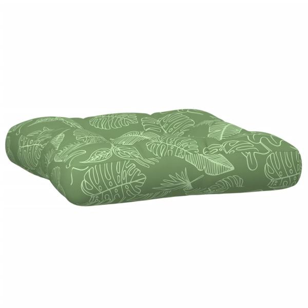 Palettenkissen Blattmuster 60x61,5x10 cm Oxford-Gewebe
