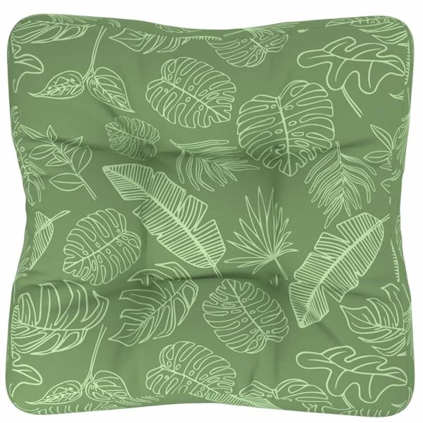 Palettenkissen Blattmuster 60x61,5x10 cm Oxford-Gewebe