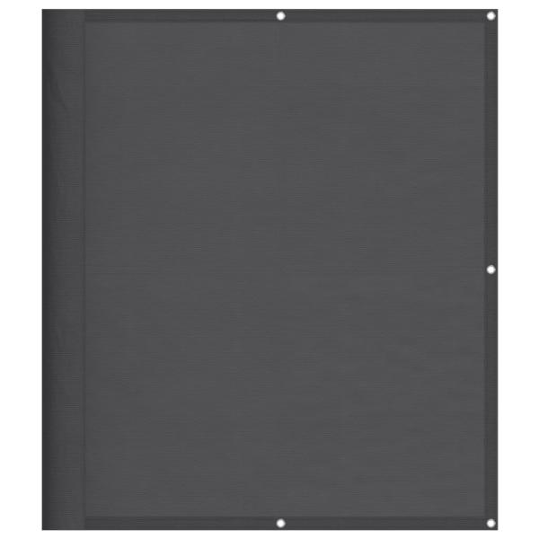 Balkon-Sichtschutz Anthrazit 120x800 cm 100 % Polyester-Oxford